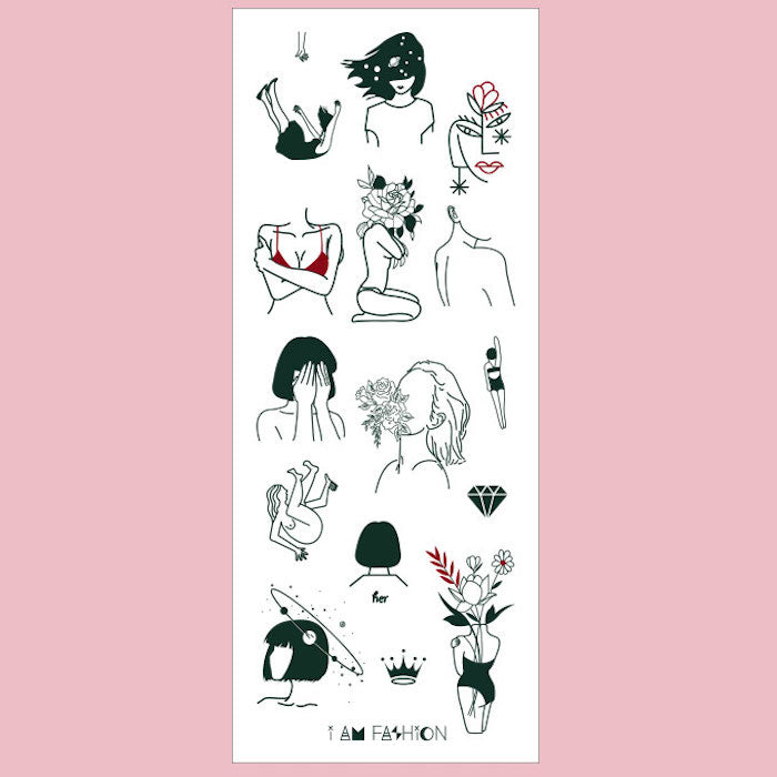 タトゥーステッカー チカロカ TATTOO STICKER X chicaloca B-01