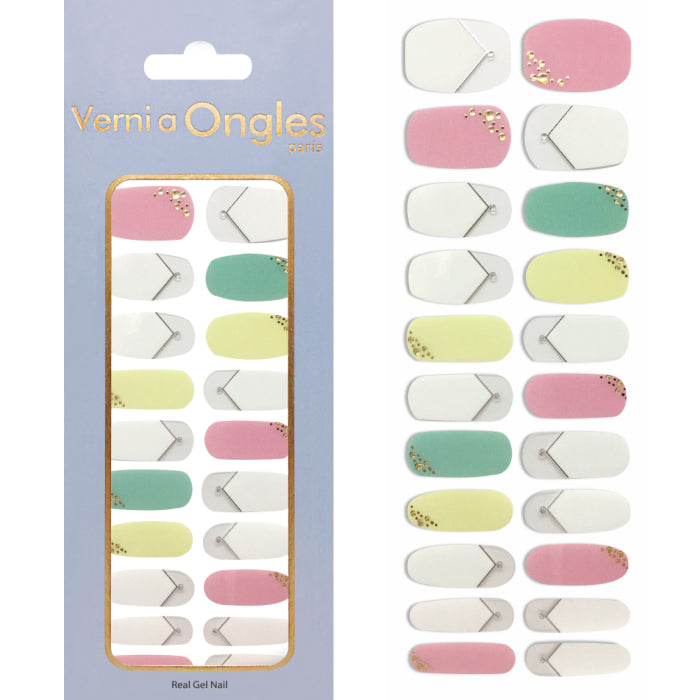 Verni a Ongles ヴェルニア オングルス  ジェルネイル ステッカー V-09